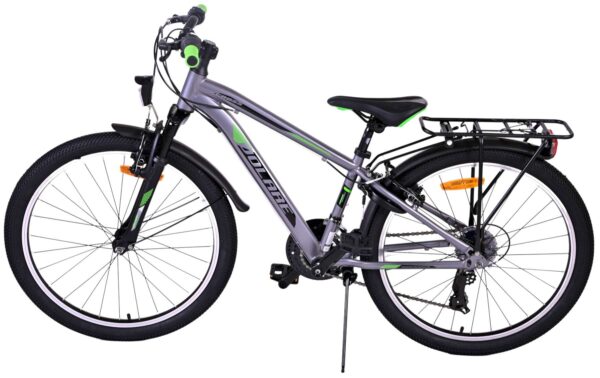 Volare Cross Kinderfiets - Jongens - 24 inch - Grijs - 21 versnellingen - Twee handremmen - Afbeelding 15