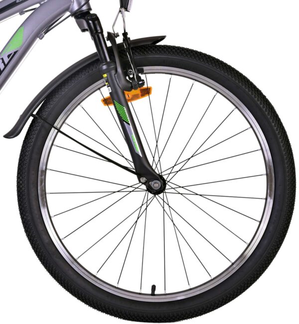 Volare Cross Kinderfiets - Jongens - 24 inch - Grijs - 21 versnellingen - Twee handremmen - Afbeelding 5