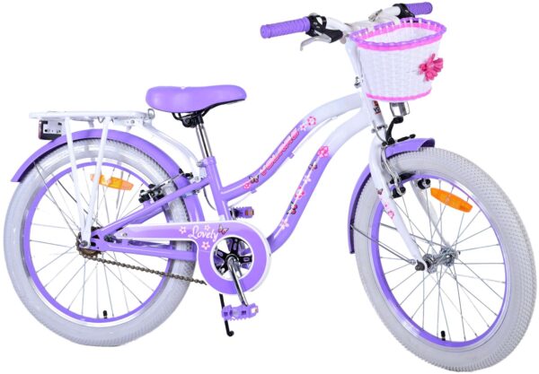 Volare Lovely Kinderfiets - Meisjes - 20 inch - Paars - Twee handremmen - Image 3