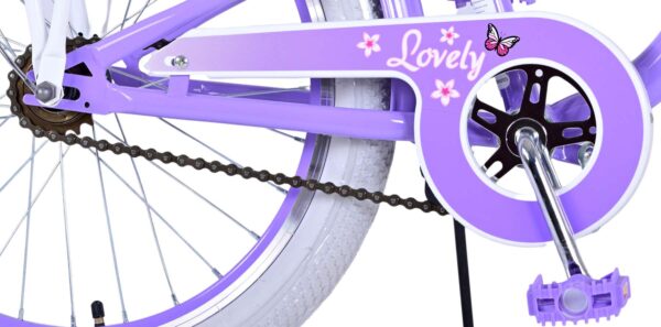 Volare Lovely Kinderfiets - Meisjes - 20 inch - Paars - Twee handremmen - Image 6