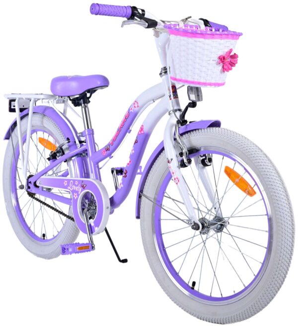 Volare Lovely Kinderfiets - Meisjes - 20 inch - Paars - Twee handremmen - Afbeelding 10