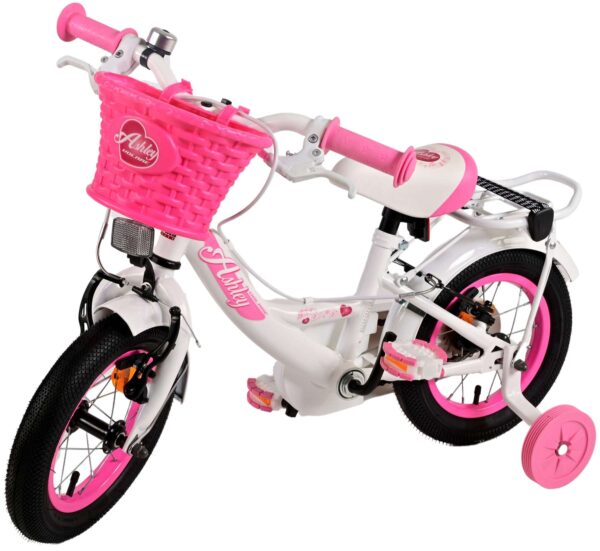 Volare Ashley Kinderfiets - Meisjes - 12 inch - Wit - Twee handremmen - Image 13