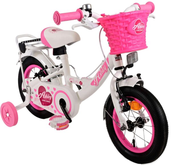 Volare Ashley Kinderfiets - Meisjes - 12 inch - Wit - Twee handremmen - Image 9