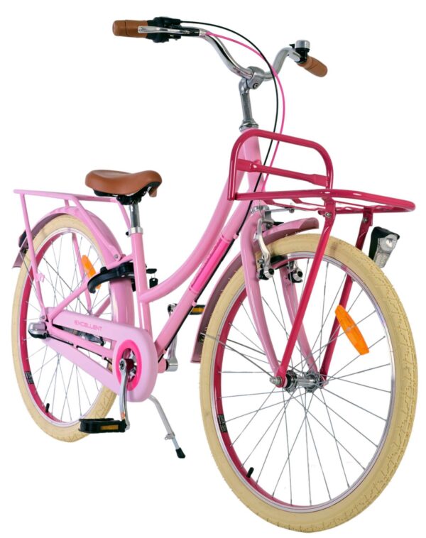 Volare Excellent Kinderfiets - Meisjes - 24 inch - Roze - 3 Versnellingen - Afbeelding 9