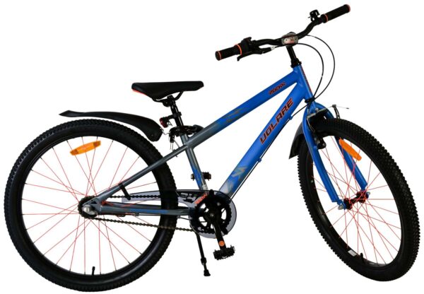 Volare Rocky Kinderfiets - 24 inch - Blauw - Shimano Nexus 3 versnellingen - Afbeelding 11