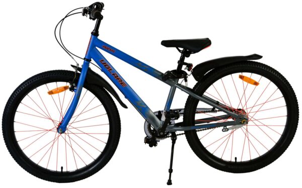 Volare Rocky Kinderfiets - 24 inch - Blauw - Shimano Nexus 3 versnellingen - Afbeelding 8