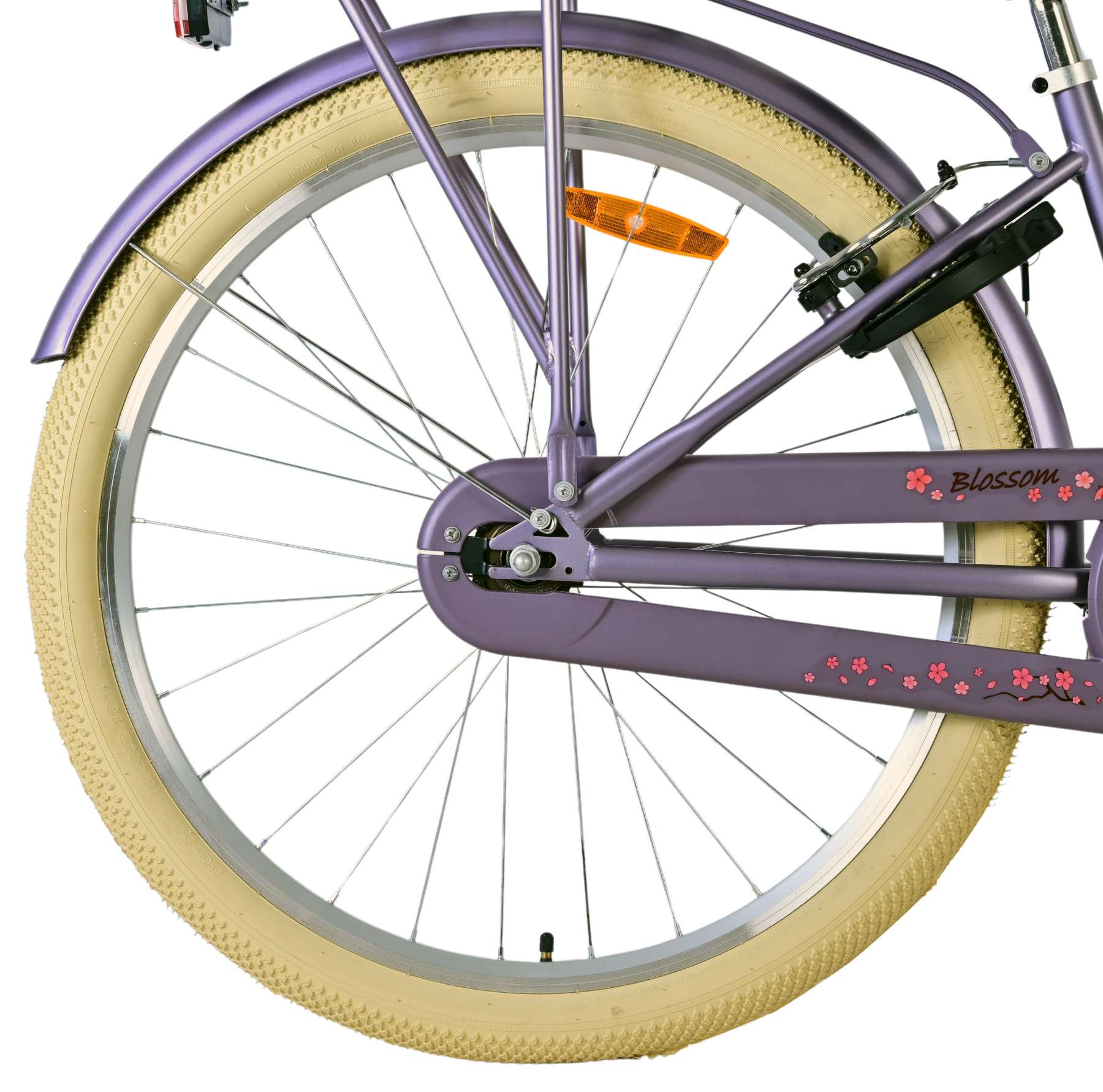 Volare Blossom Kinderfiets - Meisjes - 26 inch - Paars - Twee handremmen - Afbeelding 5