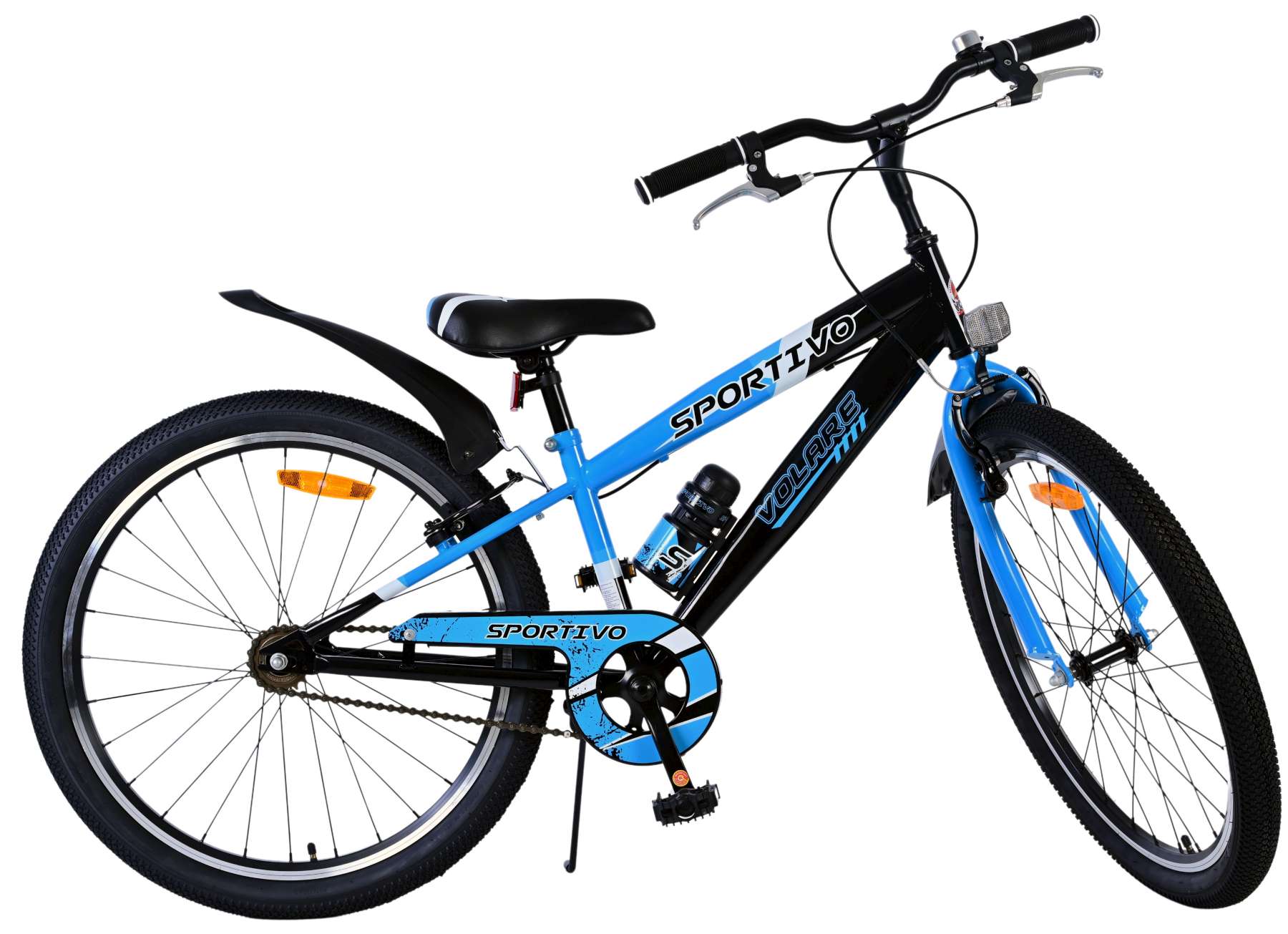 Volare Sportivo Kinderfiets - Jongens - 24 inch - Blauw - Twee Handremmen - Afbeelding 10