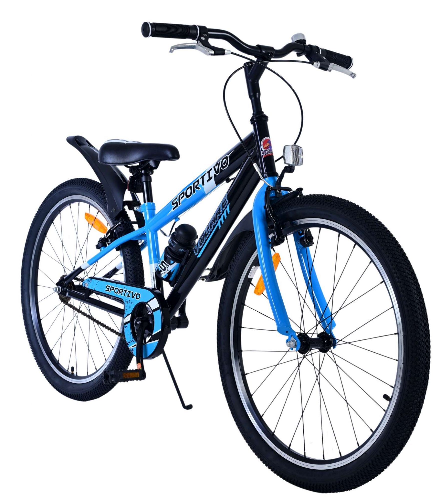 Volare Sportivo Kinderfiets - Jongens - 24 inch - Blauw - Twee Handremmen - Afbeelding 5