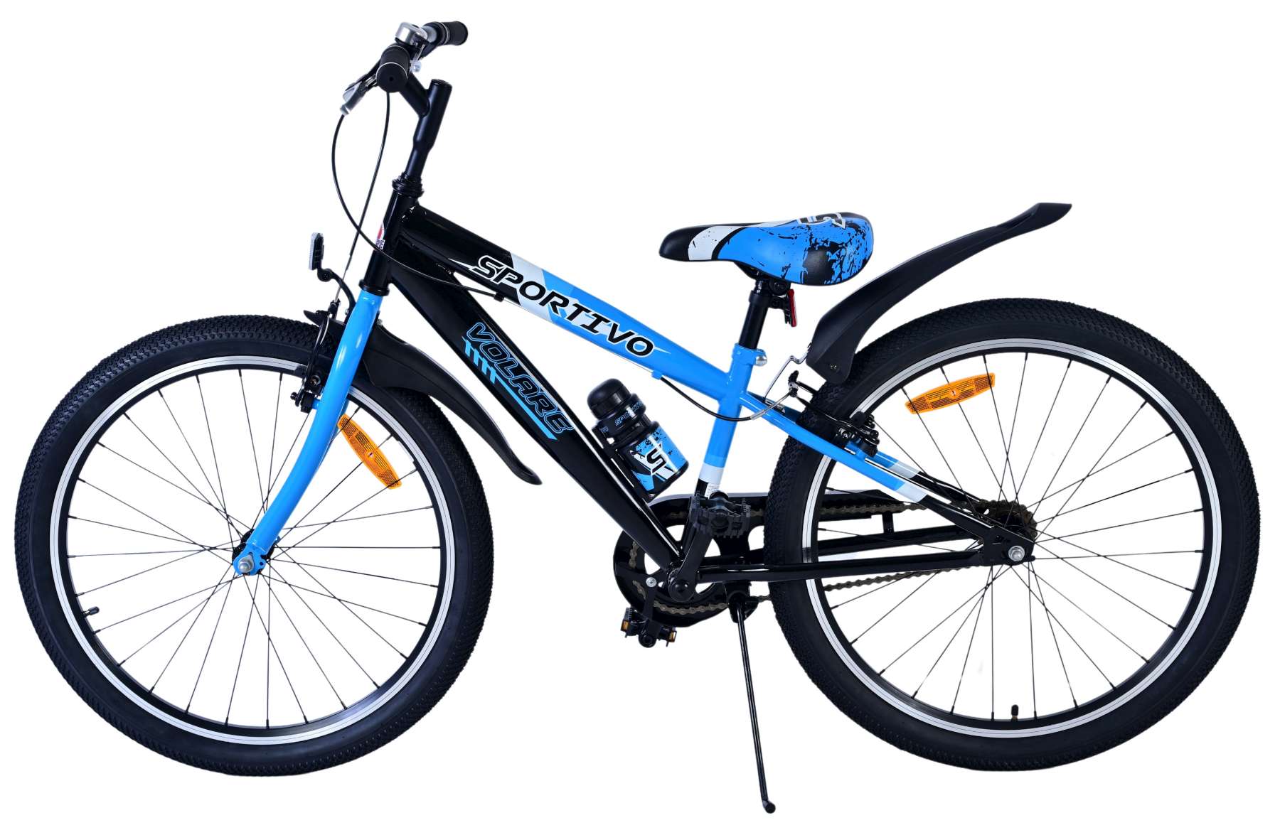 Volare Sportivo Kinderfiets - Jongens - 24 inch - Blauw - Twee Handremmen - Afbeelding 7