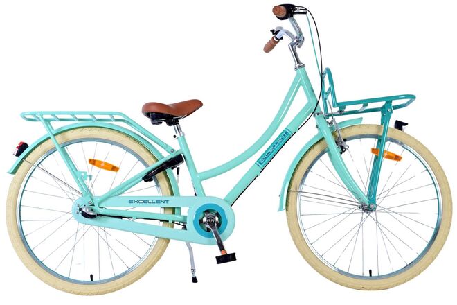 Volare Excellent Kinderfiets - Meisjes - 24 inch - Groen - Shimano Nexus 3 versnellingen