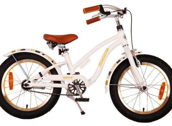 Volare Miracle Cruiser Kinderfiets - Meisjes - 16 inch - Wit - Prime Collection