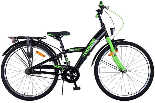 Volare Thombike Kinderfiets - Jongens - 24 inch - Groen Zwart - Nexus 3