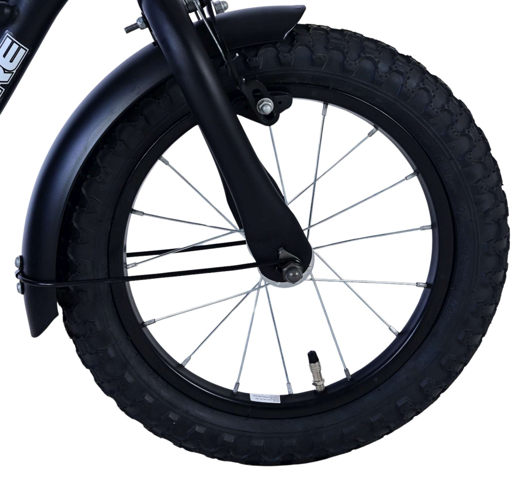 Volare Black Cruiser Kinderfiets - Jongens - 14 inch - Zwart - 95% afgemonteerd - Afbeelding 6