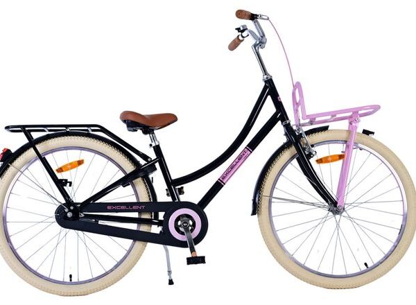 Volare Excellent Kinderfiets - Meisjes - 24 inch - Zwart