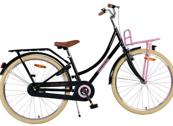 Volare Excellent Kinderfiets - Meisjes - 26 inch - Zwart
