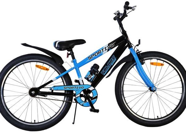 Volare Sportivo Kinderfiets - Jongens - 24 inch - Zwart Blauw