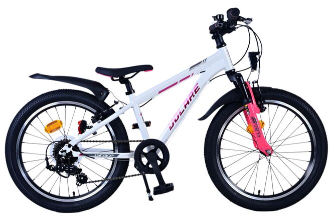 Volare XC Race Kinderfiets - 20 inch - Wit Roze - 7 Speed