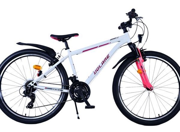 Volare XC Race Kinderfiets - 26 inch - Wit Roze - 21 Speed