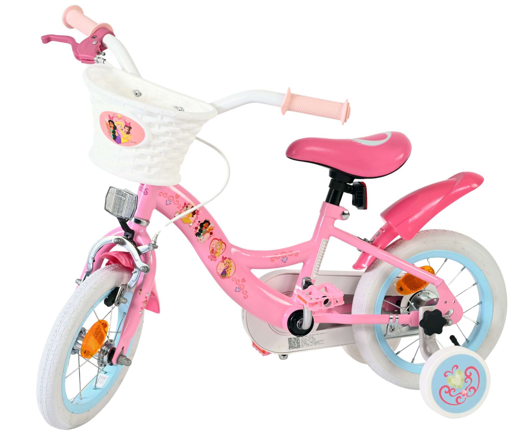 Disney Princess Kinderfiets - Meisjes - 12 inch - Roze - Afbeelding 8