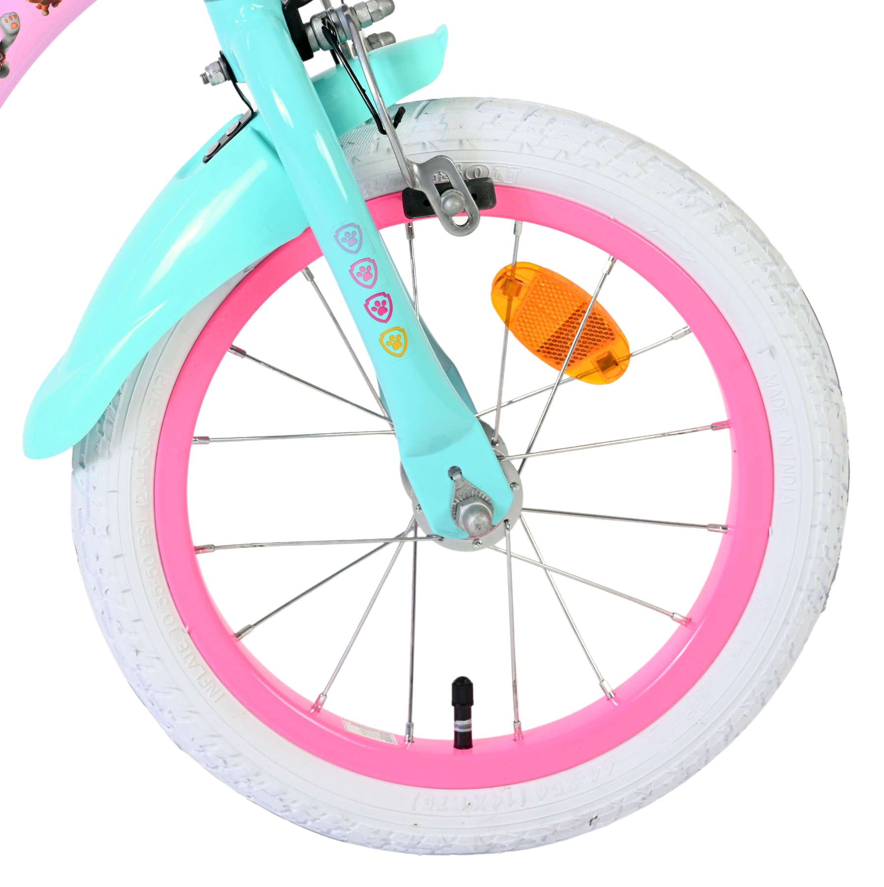 Paw Patrol Kinderfiets - Meisjes - 14 inch - Roze - Afbeelding 3