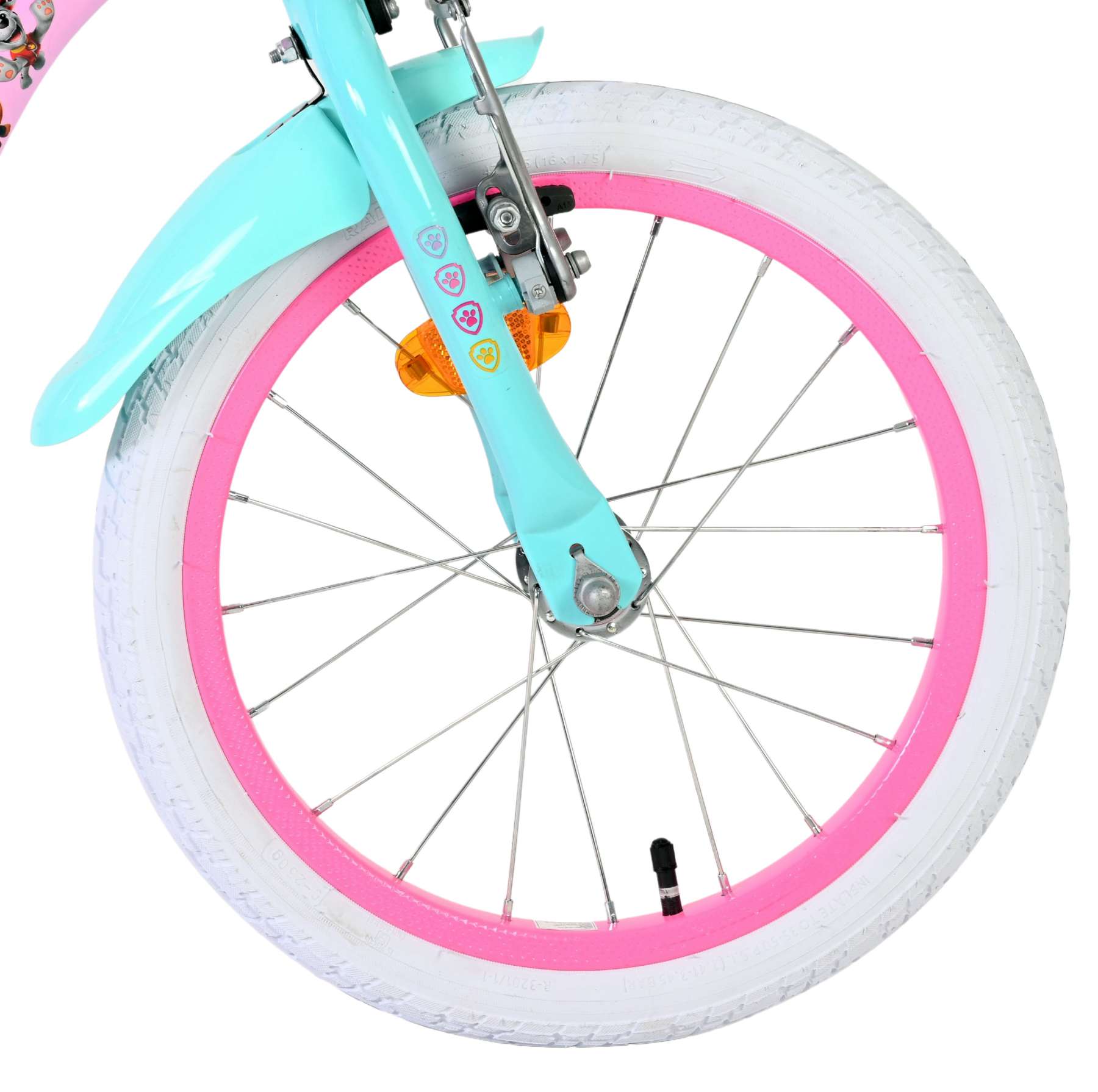 Paw Patrol Kinderfiets - Meisjes - 16 inch - Roze - Afbeelding 3