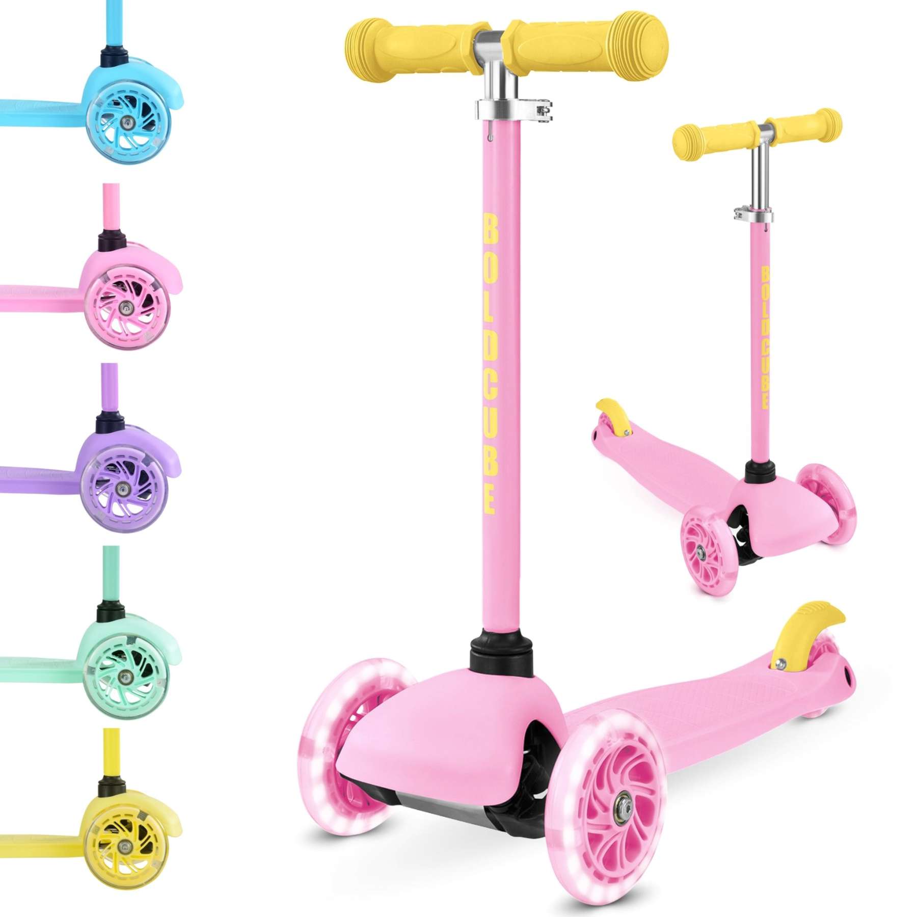 BOLDCUBE Teeny driewielstep - Roze - Afbeelding 7