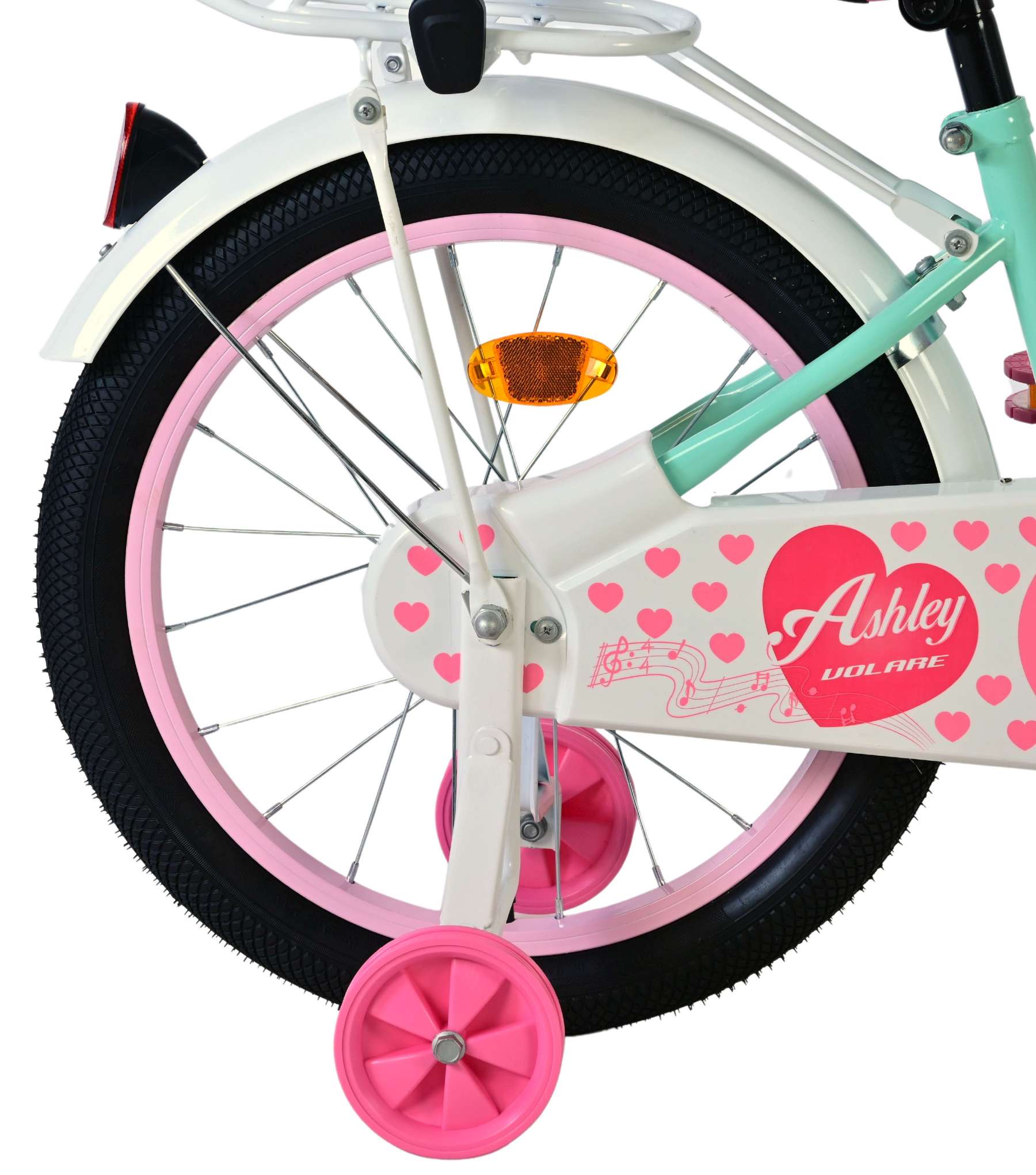 Volare Ashley Kinderfiets - Meisjes - 18 inch - Groen - Afbeelding 2