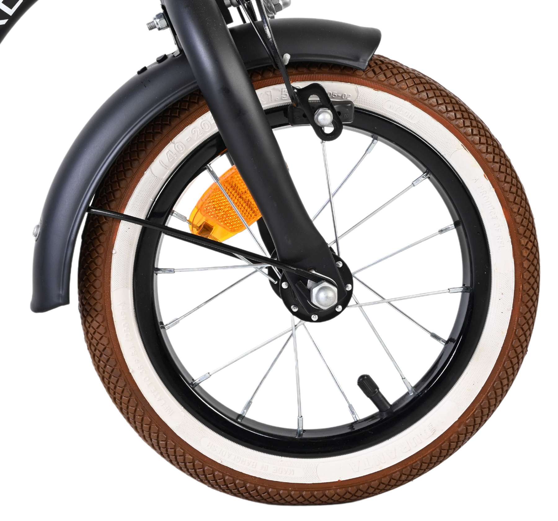 Volare Black Cruiser Kinderfiets - Jongens - 12 inch - Zwart - Afbeelding 3