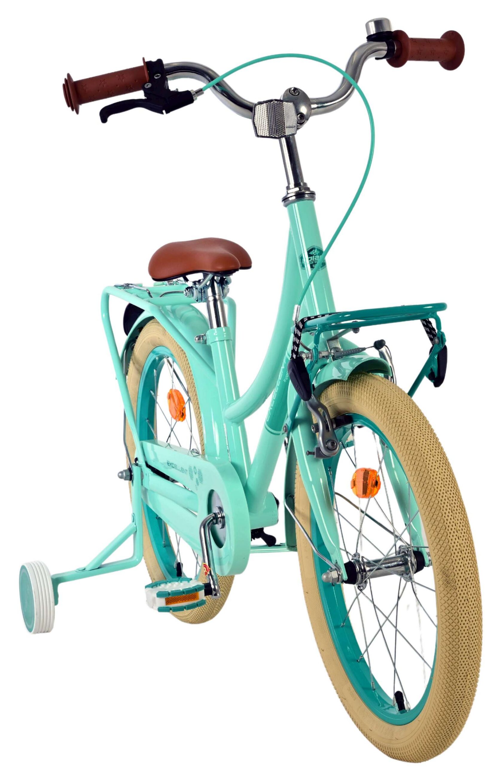 Volare Excellent Kinderfiets - Meisjes - 18 inch - Groen - 95% afgemonteerd - Afbeelding 5