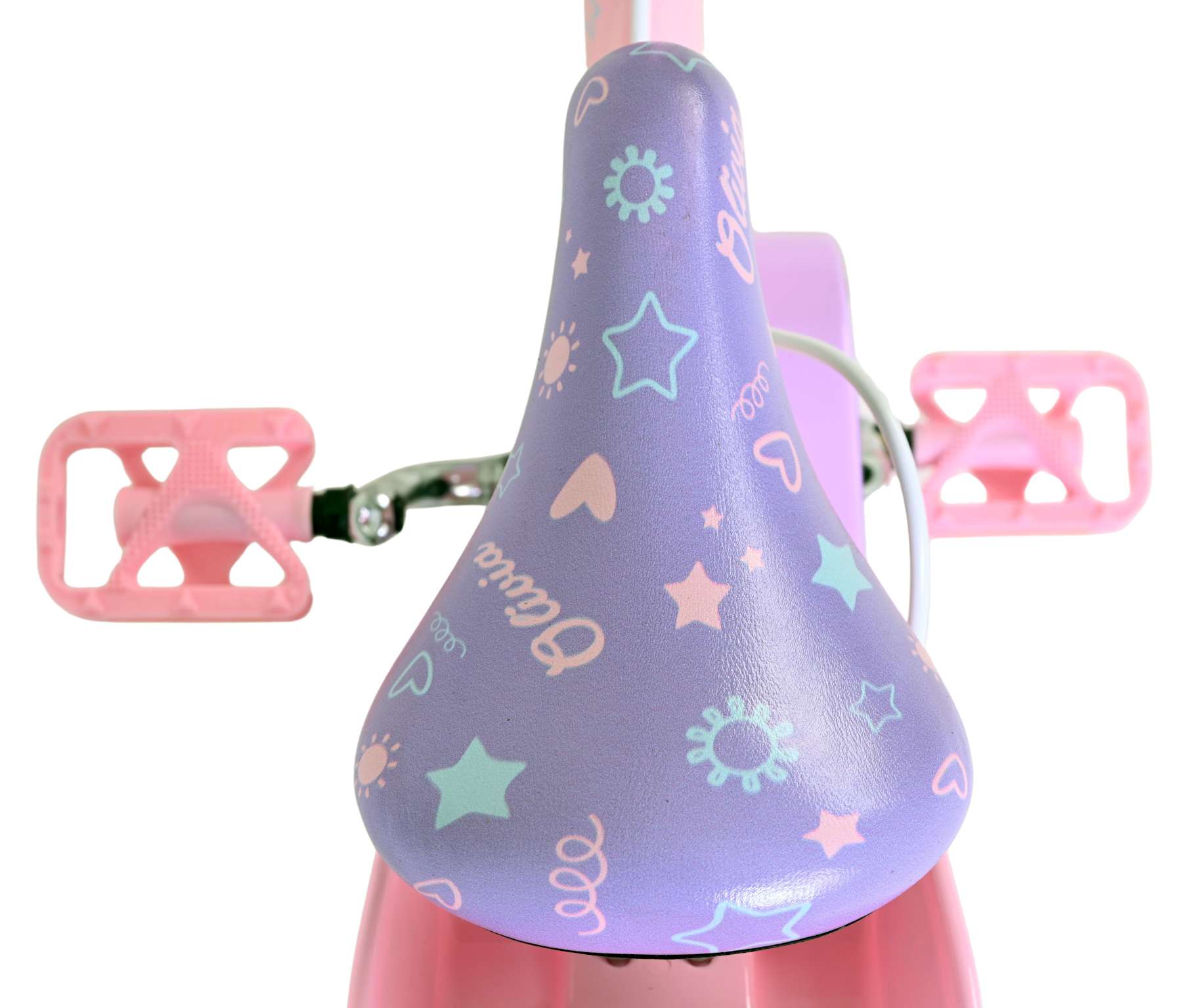 Volare Olivia Kinderfiets - Meisjes - 12 inch - Roze - Twee handremmen - Afbeelding 4
