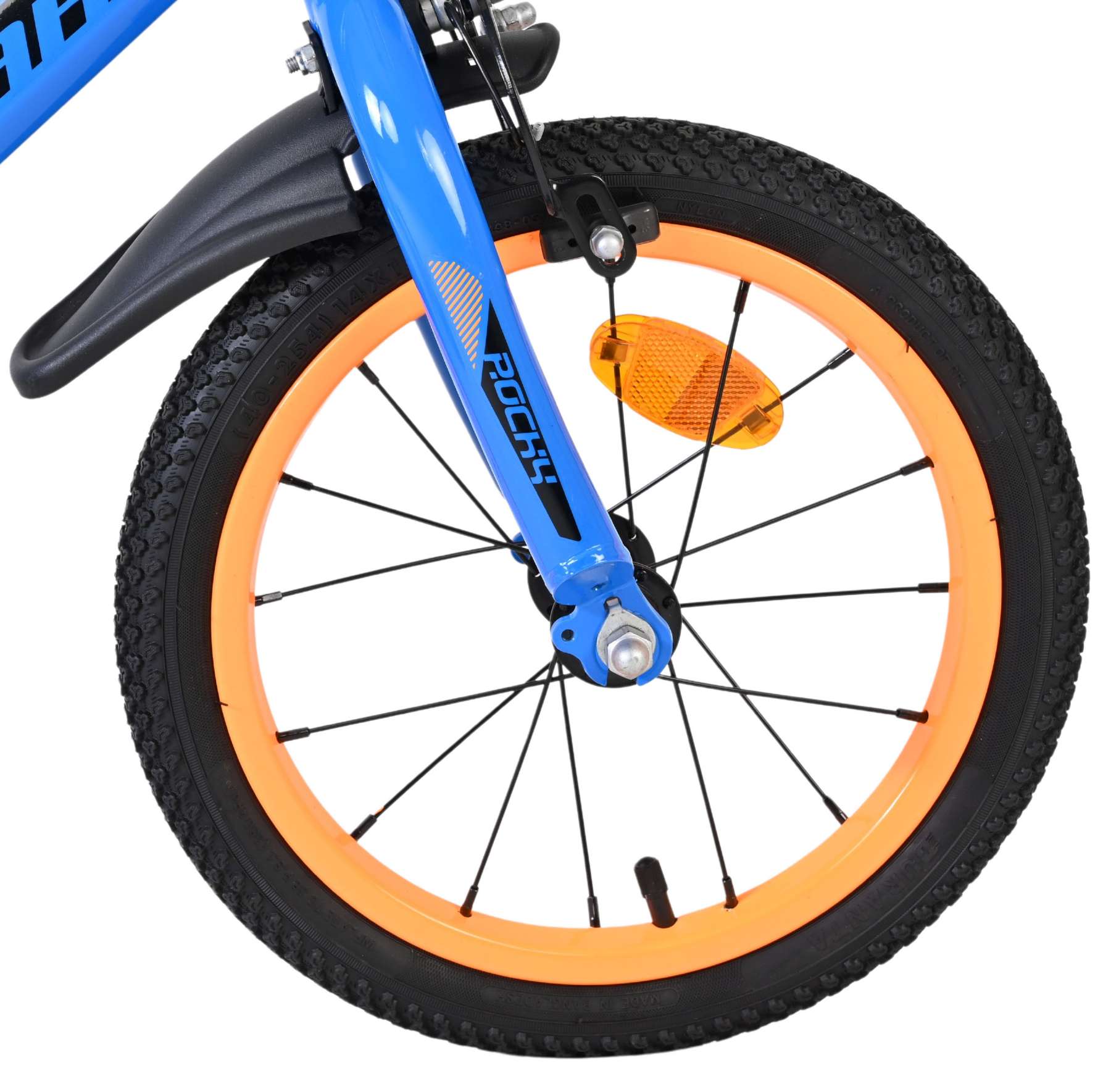 Volare Rocky Kinderfiets - Jongens - 14 inch - Blauw - Afbeelding 4