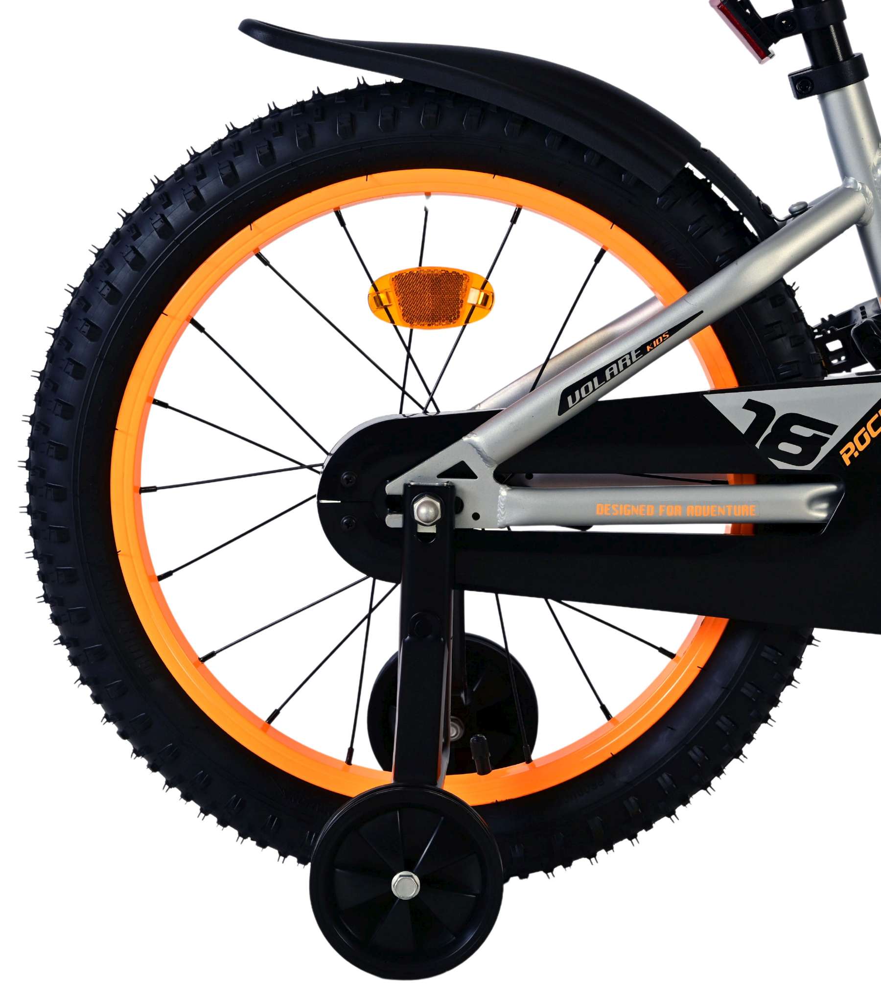 Volare Rocky Kinderfiets - Jongens - 18 inch - Grijs - Afbeelding 2