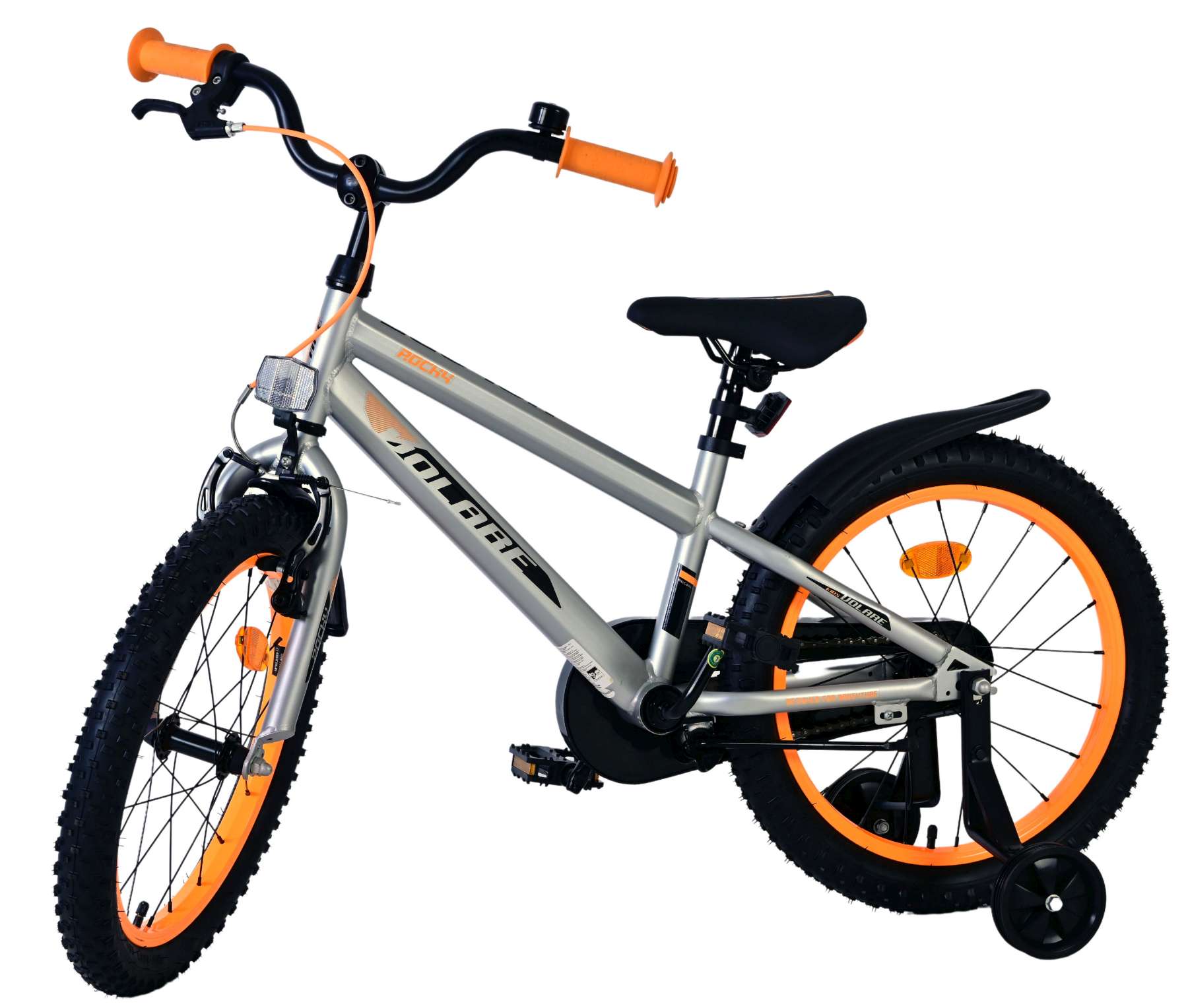 Volare Rocky Kinderfiets - Jongens - 18 inch - Grijs - Afbeelding 8