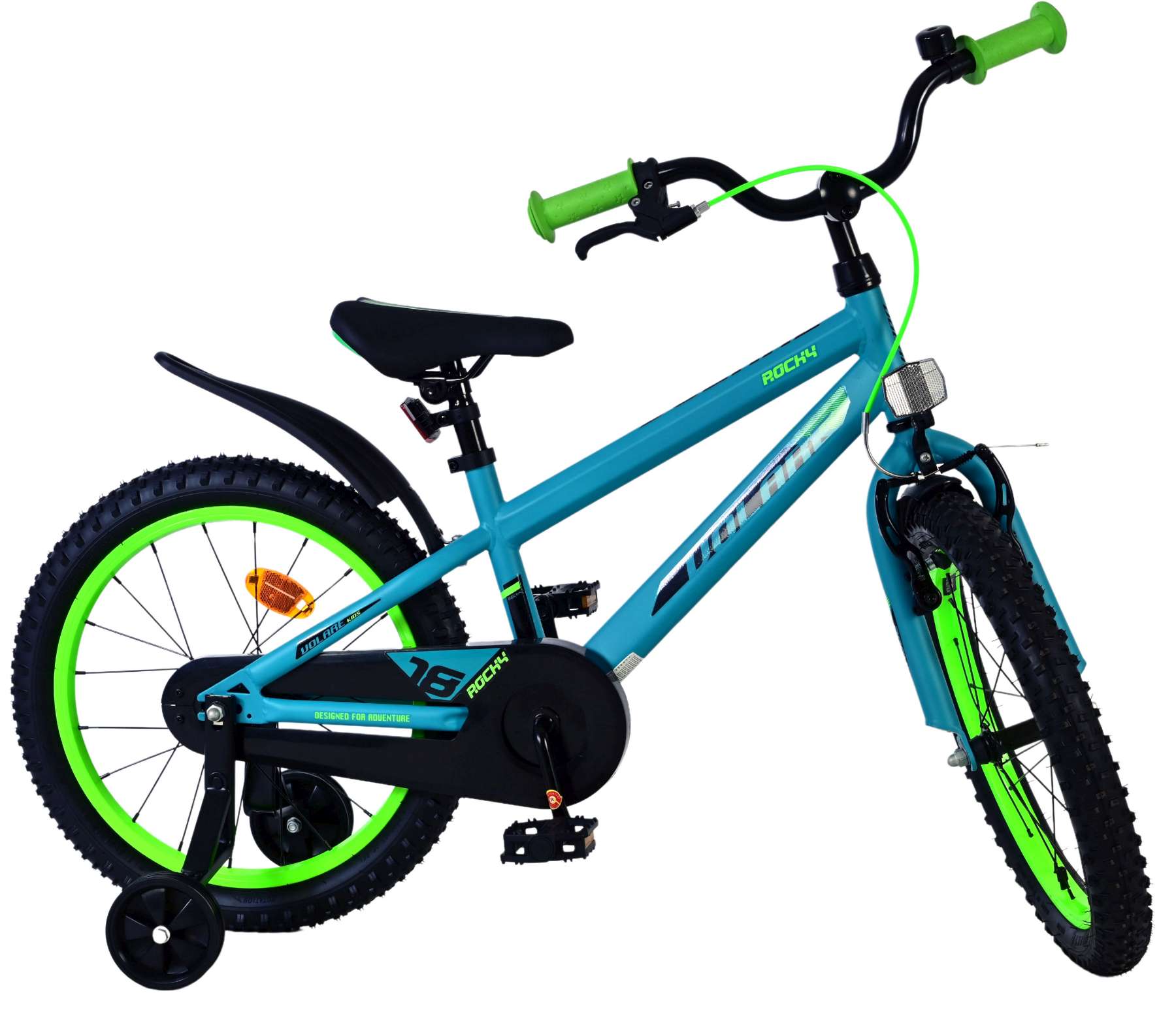 Volare Rocky Kinderfiets - Jongens - 18 inch - Groen - Afbeelding 10