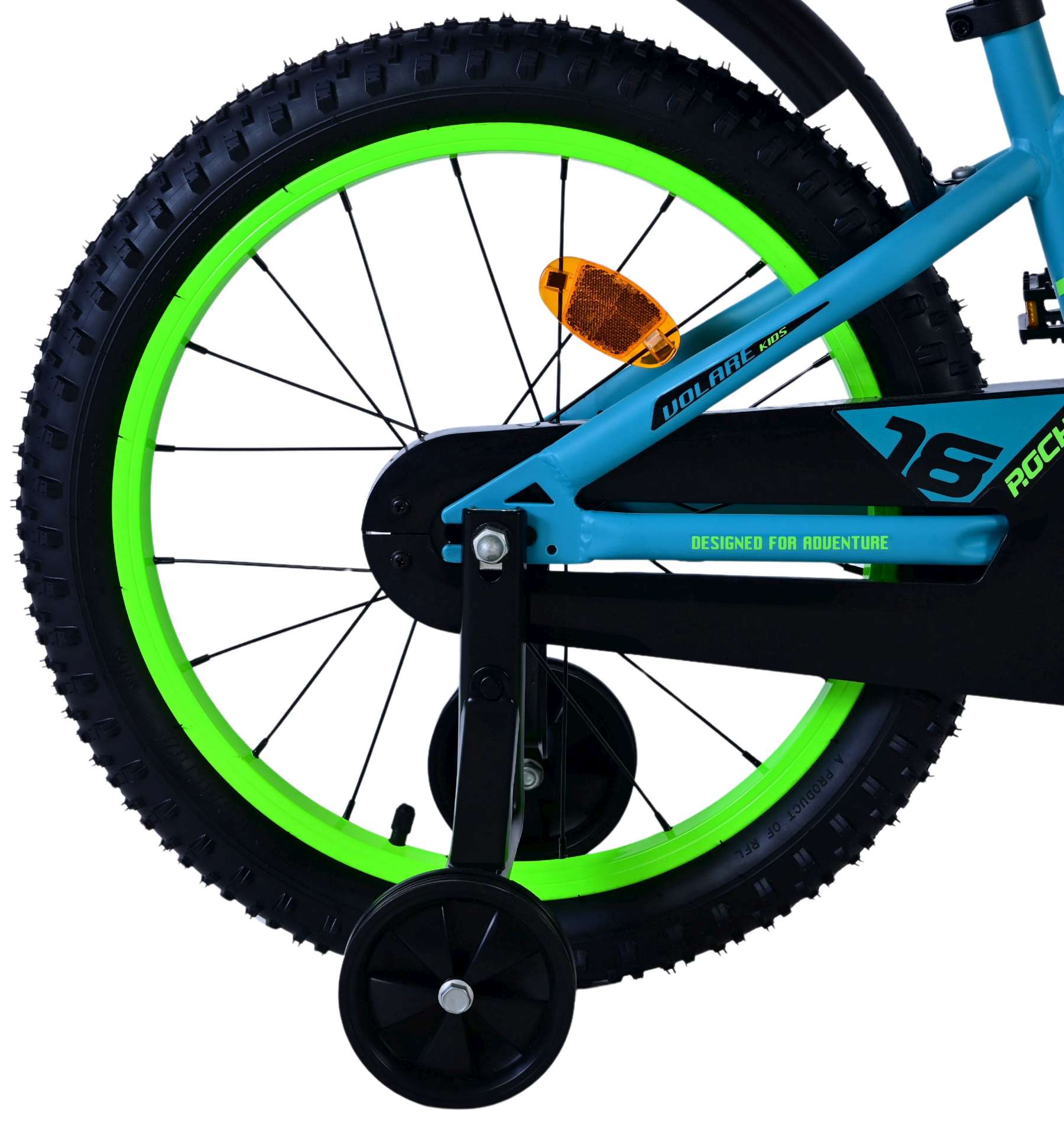 Volare Rocky Kinderfiets - Jongens - 18 inch - Groen - Afbeelding 2