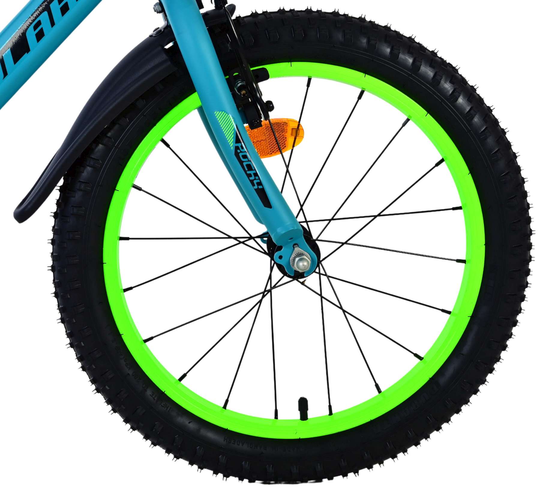 Volare Rocky Kinderfiets - Jongens - 18 inch - Groen - Afbeelding 3