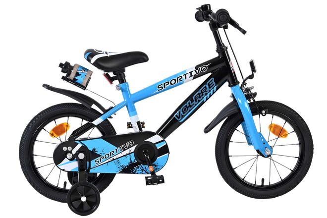 Volare Sportivo Kinderfiets - Jongens - 14 inch - Blauw