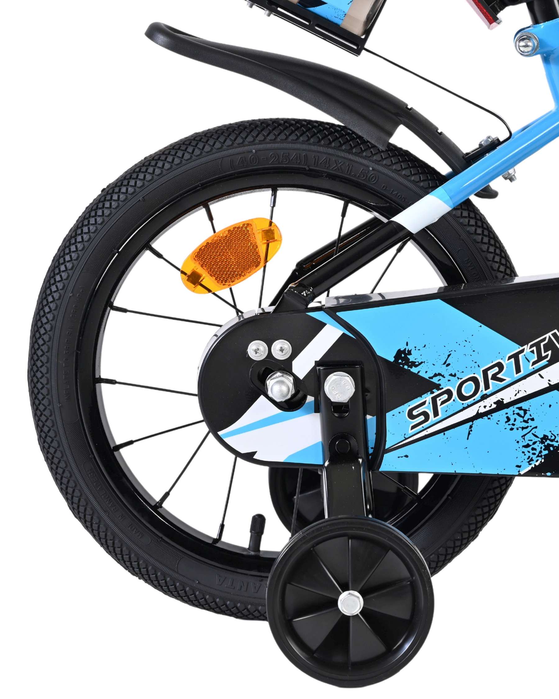 Volare Sportivo Kinderfiets - Jongens - 14 inch - Blauw - Afbeelding 3