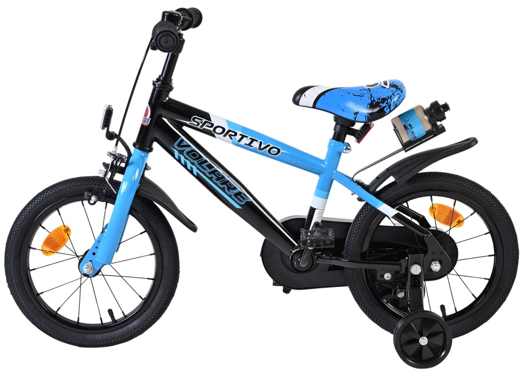 Volare Sportivo Kinderfiets - Jongens - 14 inch - Blauw - Afbeelding 8