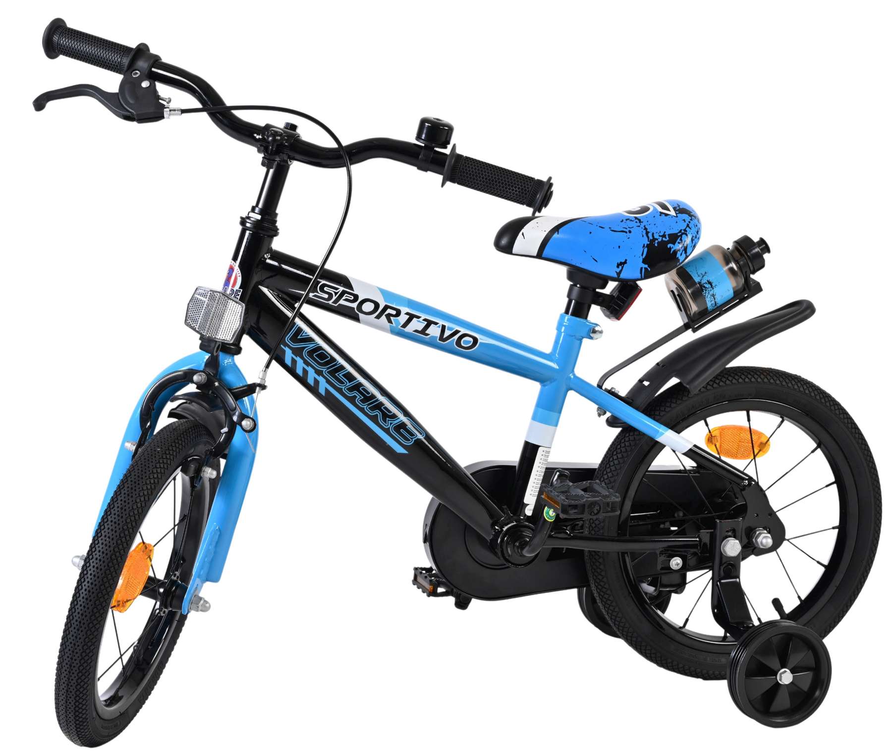 Volare Sportivo Kinderfiets - Jongens - 14 inch - Blauw - Afbeelding 9