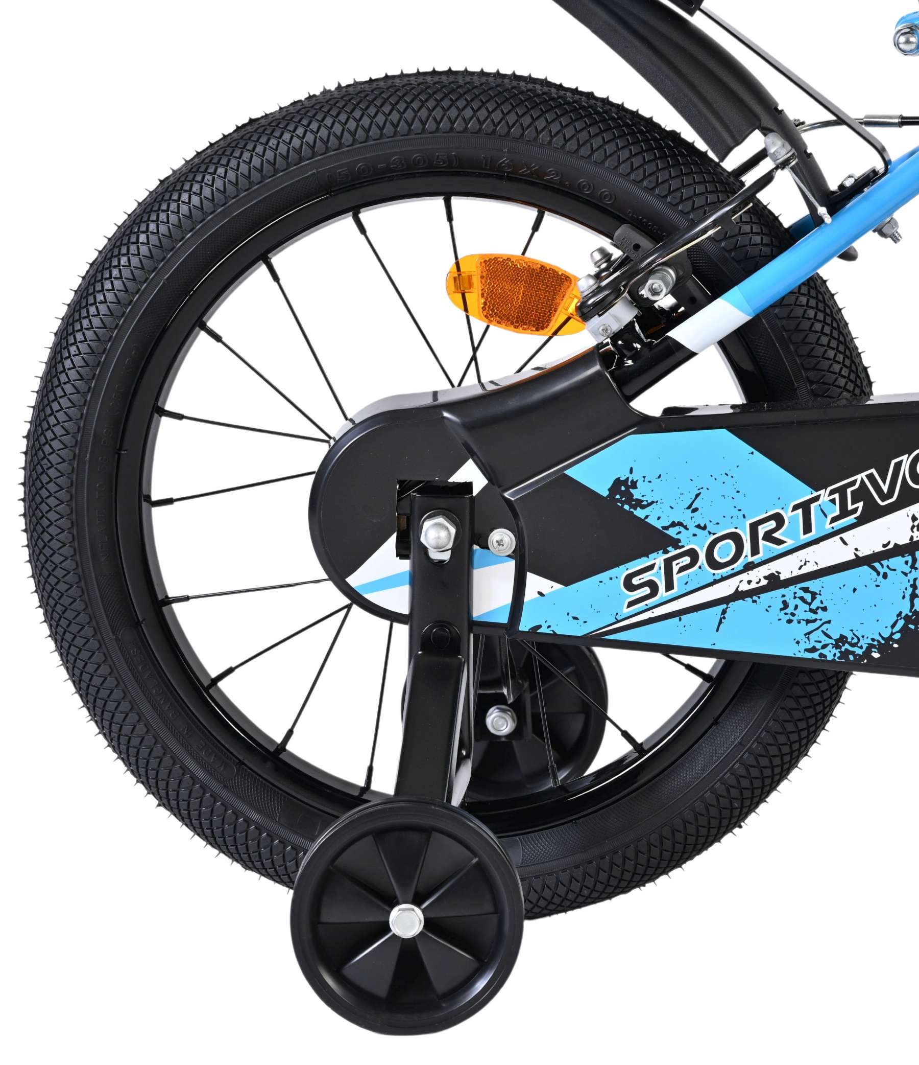 Volare Sportivo Kinderfiets - Jongens - 16 inch - Blauw - Twee Handremmen - Afbeelding 2