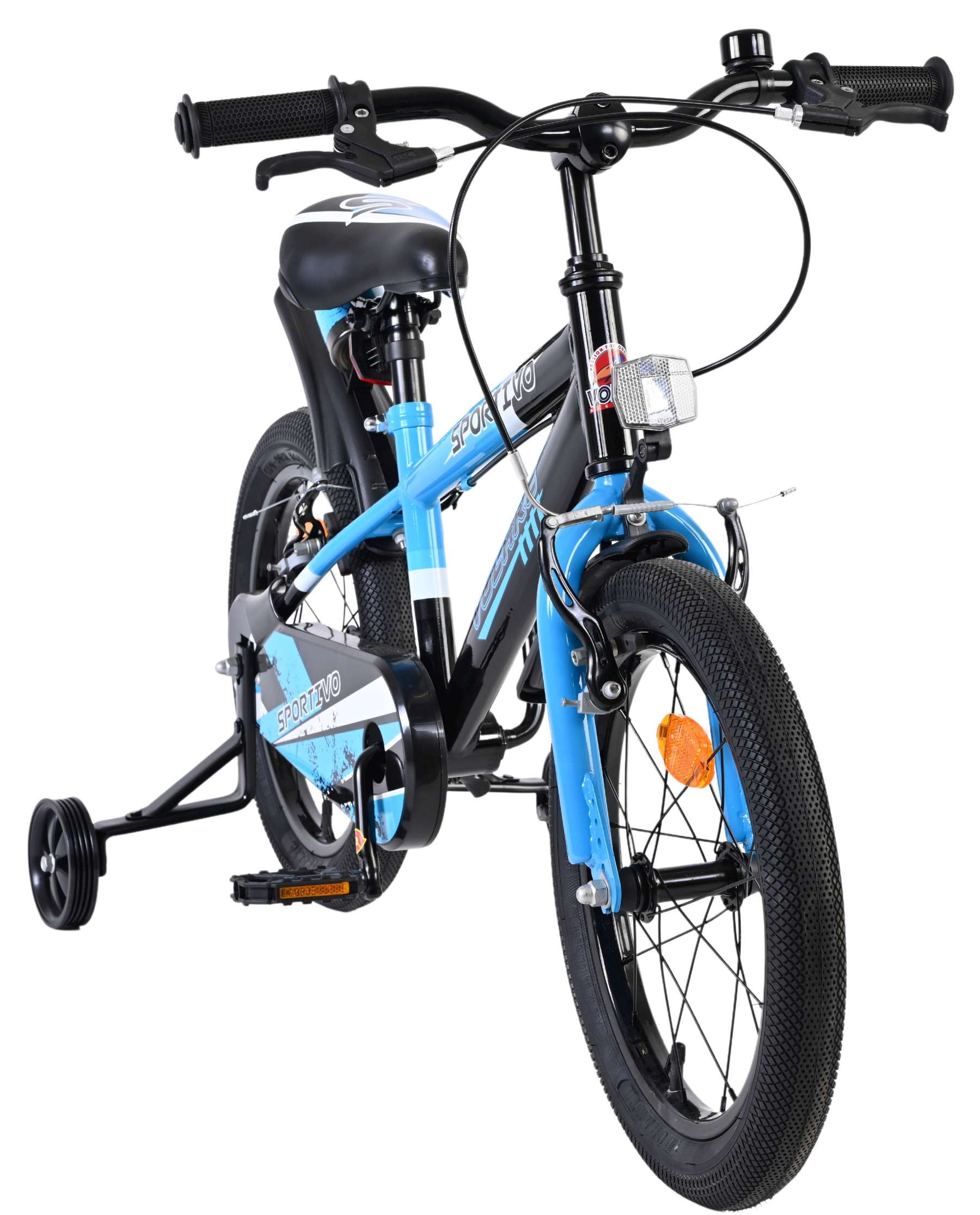 Volare Sportivo Kinderfiets - Jongens - 16 inch - Blauw - Twee Handremmen - Afbeelding 6