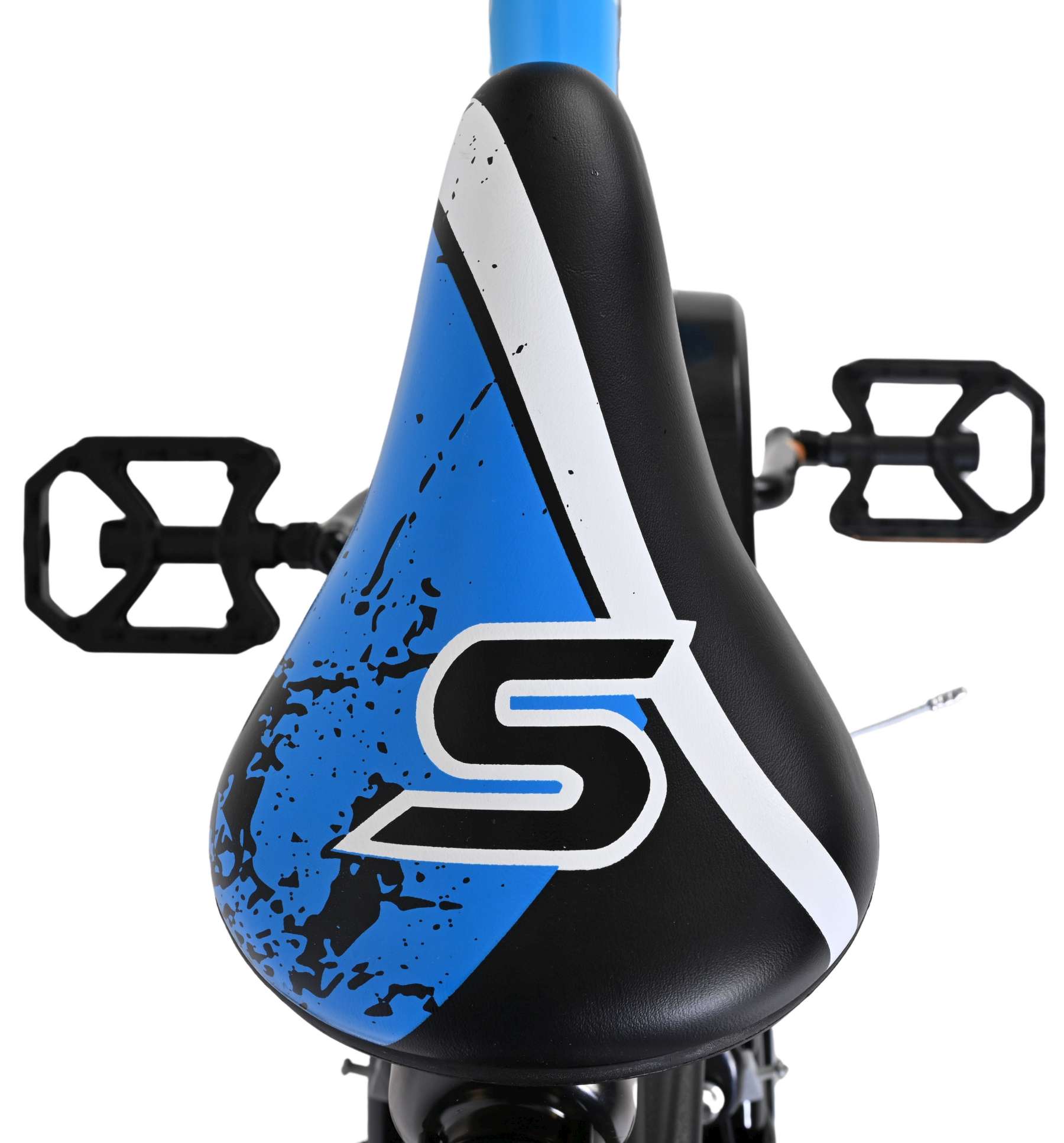 Volare Sportivo Kinderfiets - Jongens - 18 inch - Blauw Zwart - Twee Handremmen - Afbeelding 4