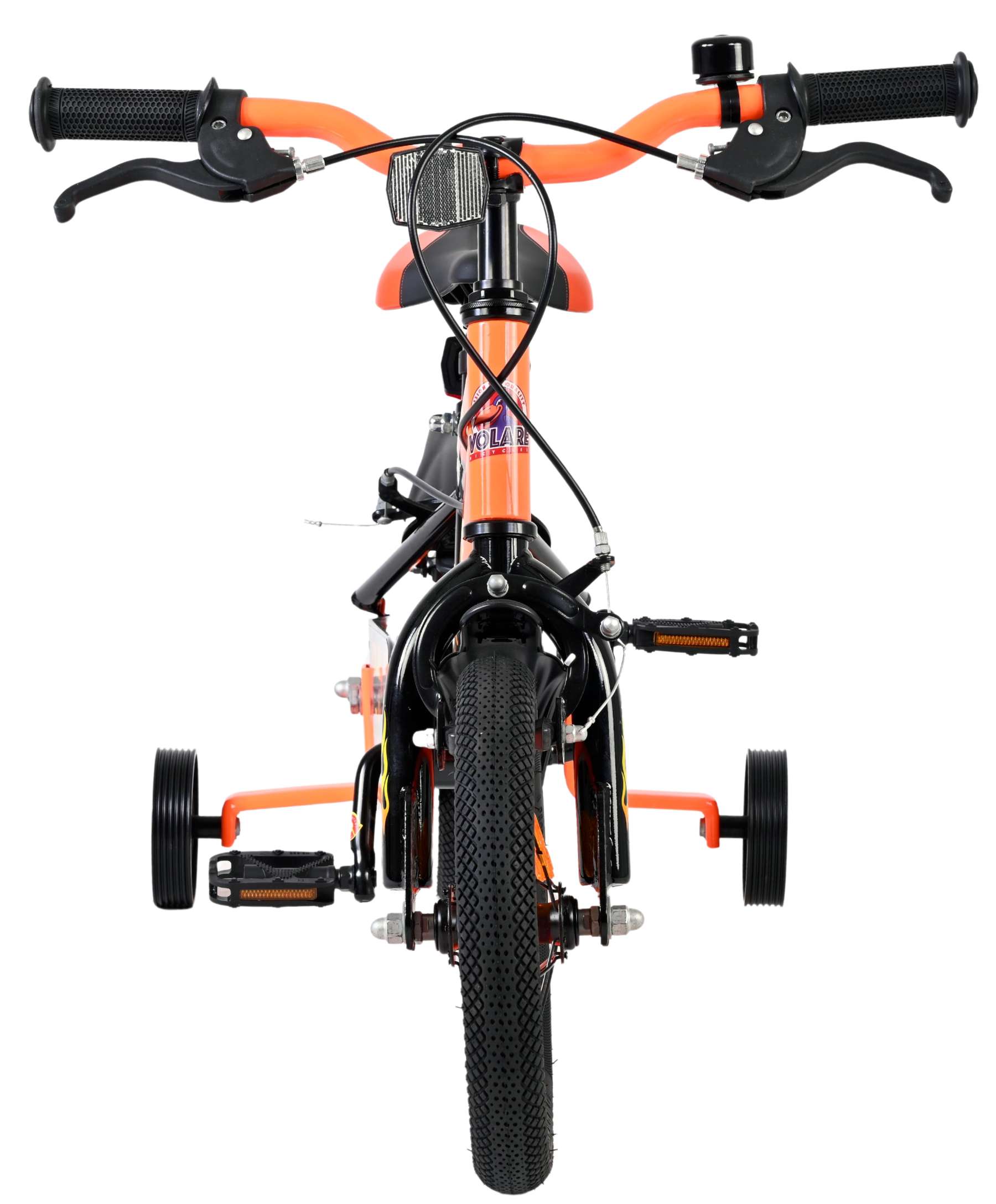 Volare Strike Kinderfiets - Jongens - 12 inch - Oranje - Twee handremmen - Afbeelding 7