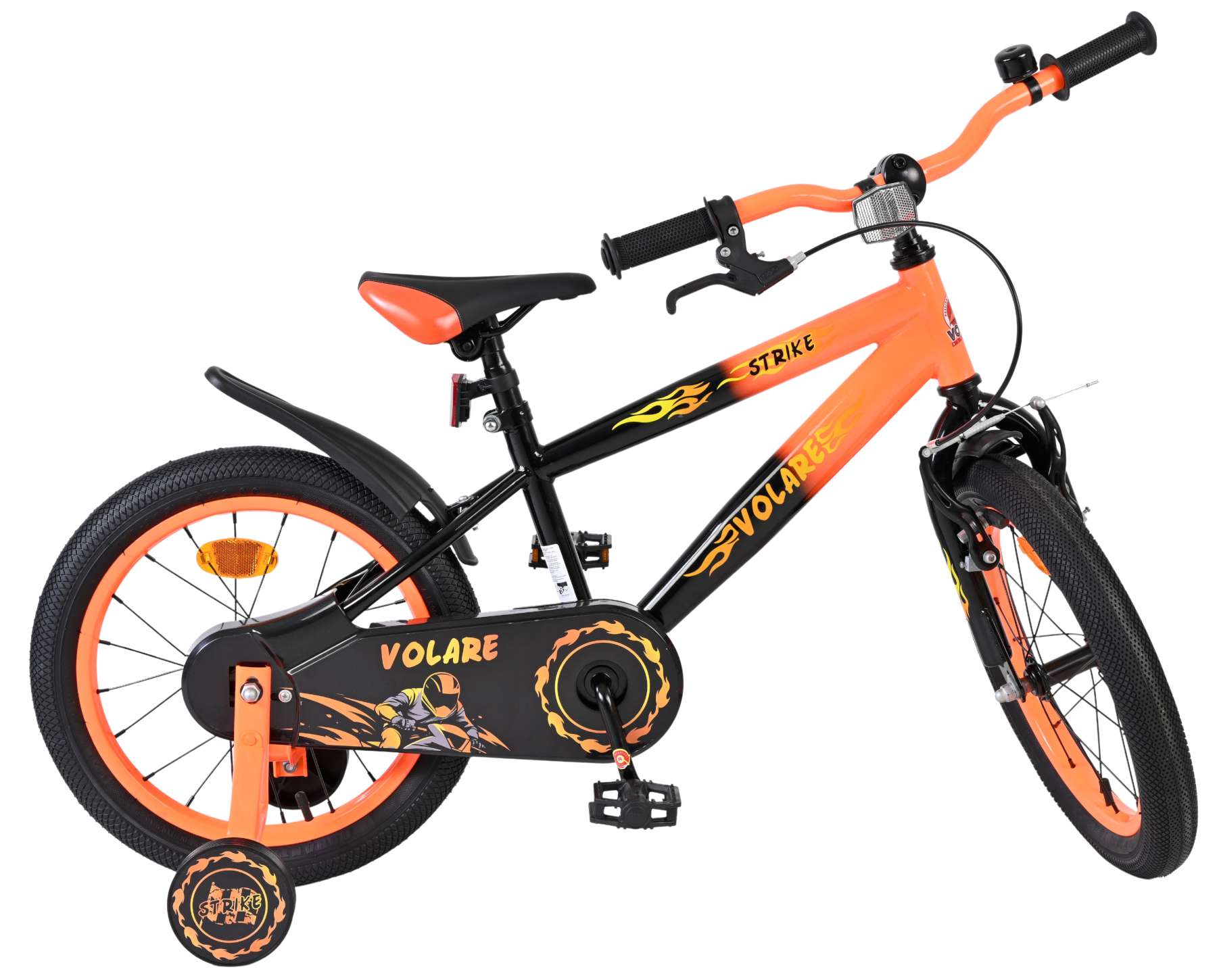 Volare Strike Kinderfiets - Jongens - 16 inch - Oranje - Afbeelding 10