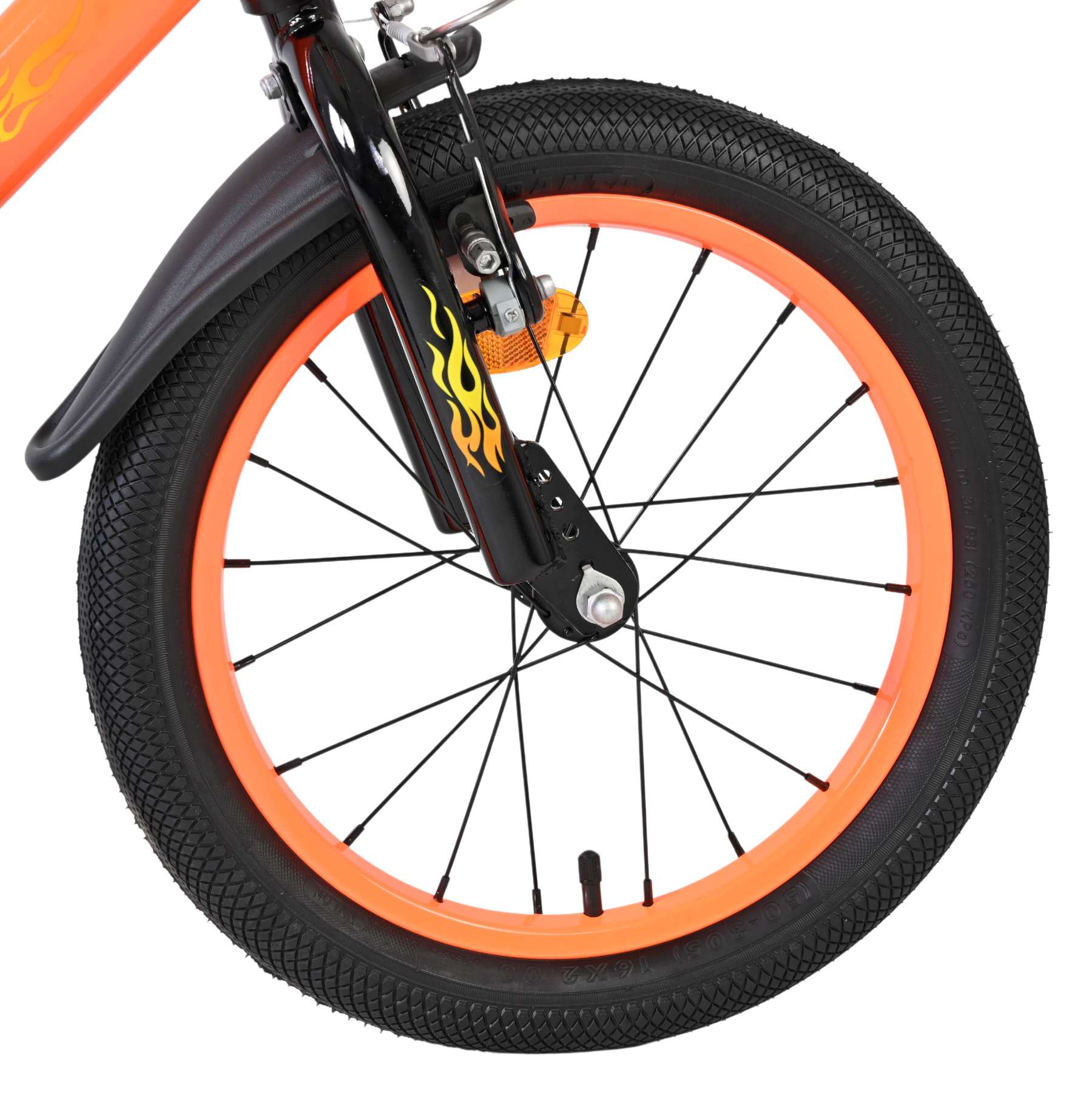 Volare Strike Kinderfiets - Jongens - 16 inch - Oranje - Afbeelding 3