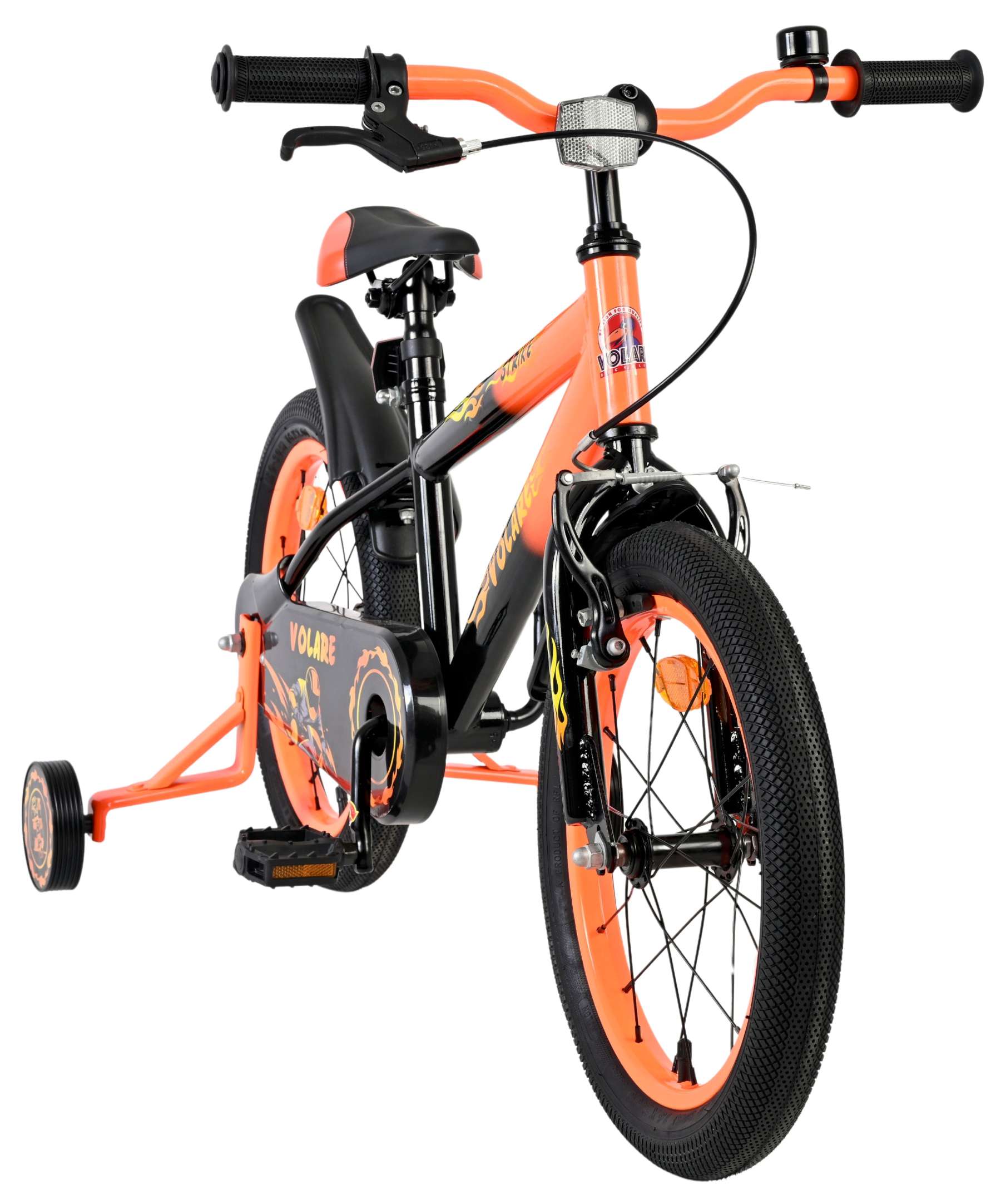 Volare Strike Kinderfiets - Jongens - 16 inch - Oranje - Twee Handremmen - Afbeelding 5