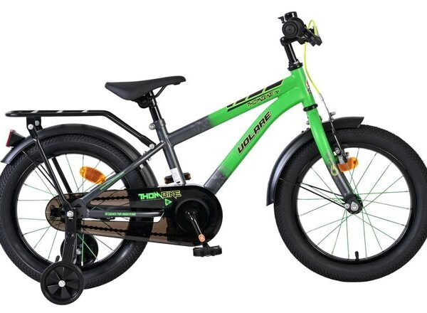 Volare Thombike Kinderfiets - Jongens - 16 inch - Groen Grijs