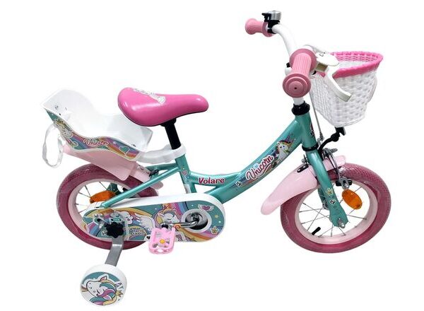 Volare Unicorn Kinderfiets - Meisjes - 12 inch - Groen